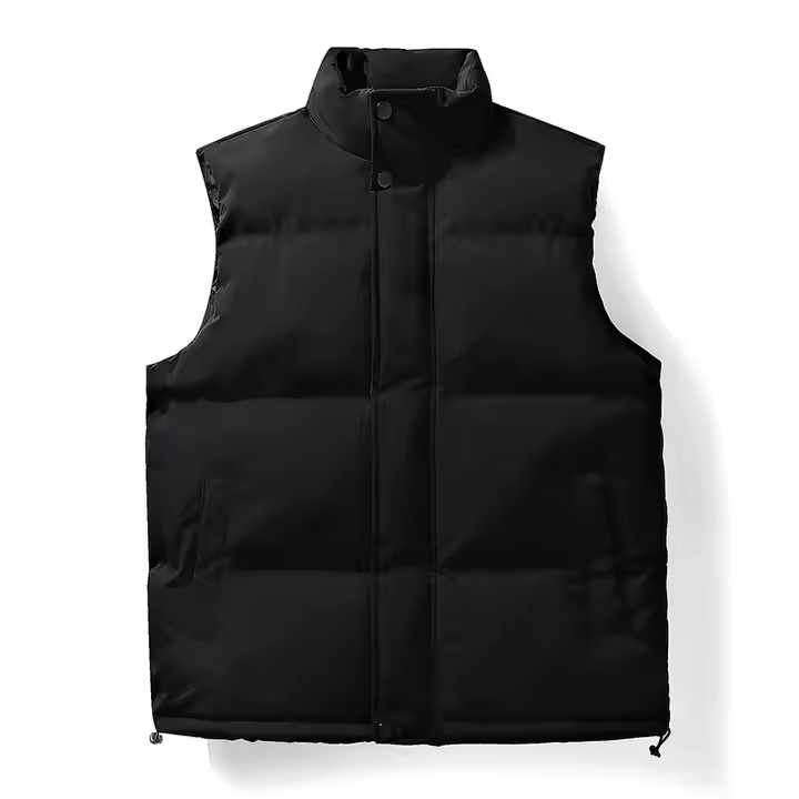 New autumn and winter standing collar cotton jacket men's warm vest casual jacket